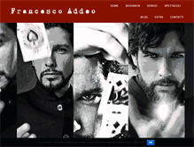 Tablet Screenshot of francescoaddeo.it